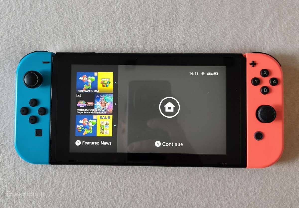 Nintendo switch žaidimų konsolė
