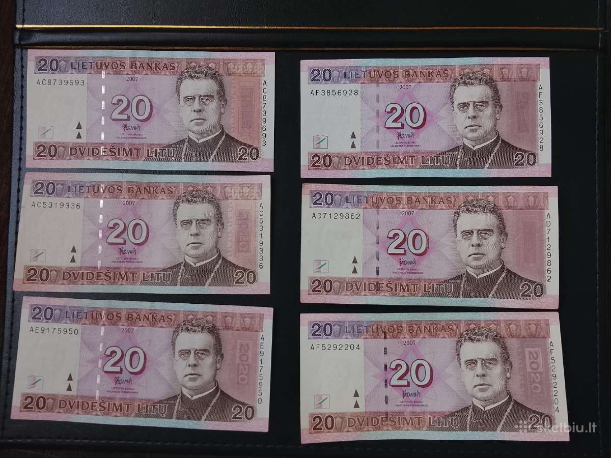 20 litų 2007m