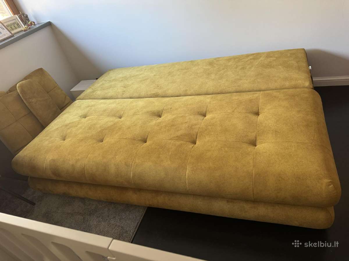 Išskirtinės spalvos sofa - lova su miegama dalimi - nuotraukos Nr. 4