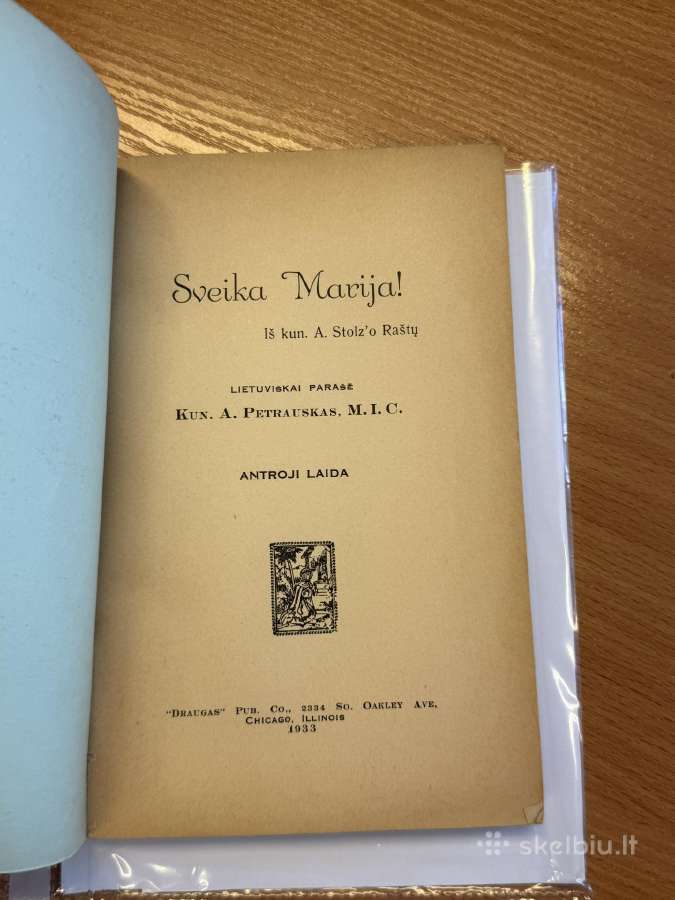 Sveika Marija! 1933 - nuotraukos Nr. 2