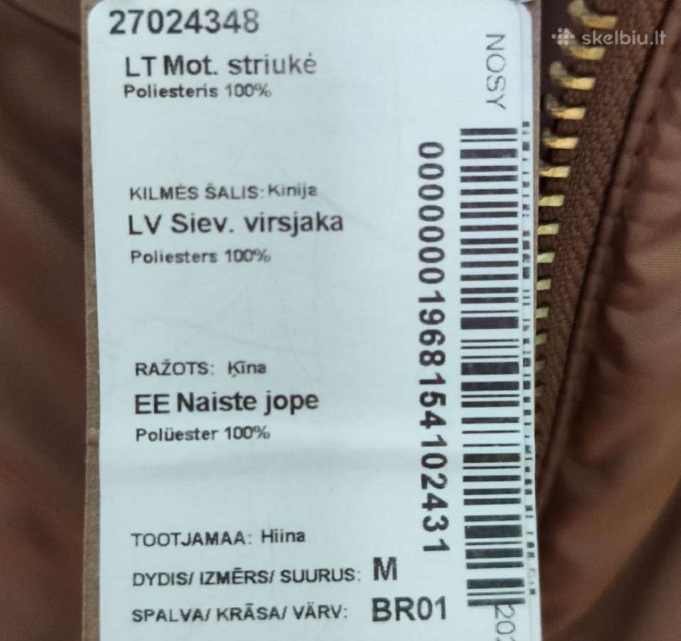 Nauja striukė moterims trumpinta pavasariui - nuotraukos Nr. 7