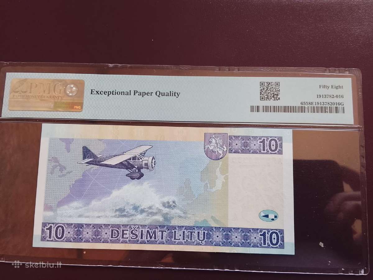 10 litų.2001m. - nuotraukos Nr. 2