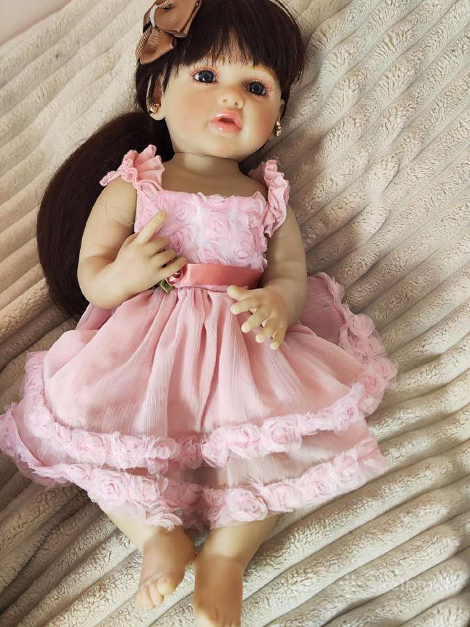 Didelė princesė reborn tikroviška lėlė