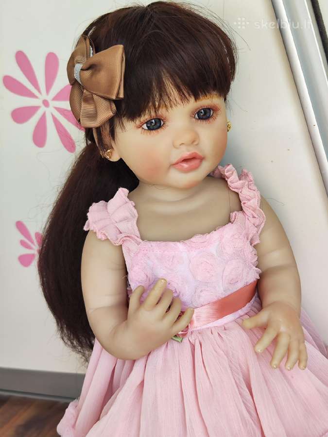 Didelė princesė reborn tikroviška lėlė - nuotraukos Nr. 4