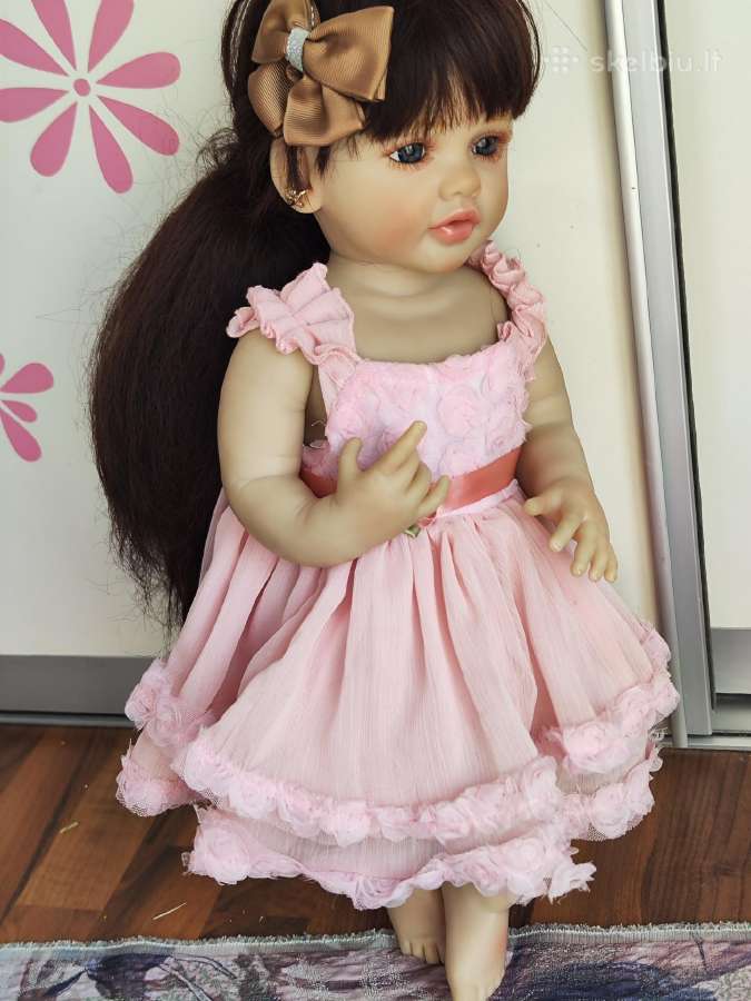 Didelė princesė reborn tikroviška lėlė - nuotraukos Nr. 6