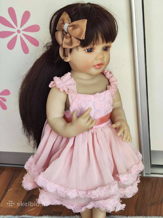 Didelė princesė reborn tikroviška lėlė - nuotraukos Nr. 7