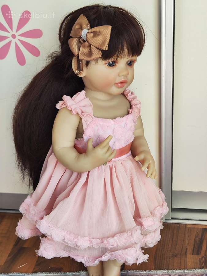 Didelė princesė reborn tikroviška lėlė - nuotraukos Nr. 8