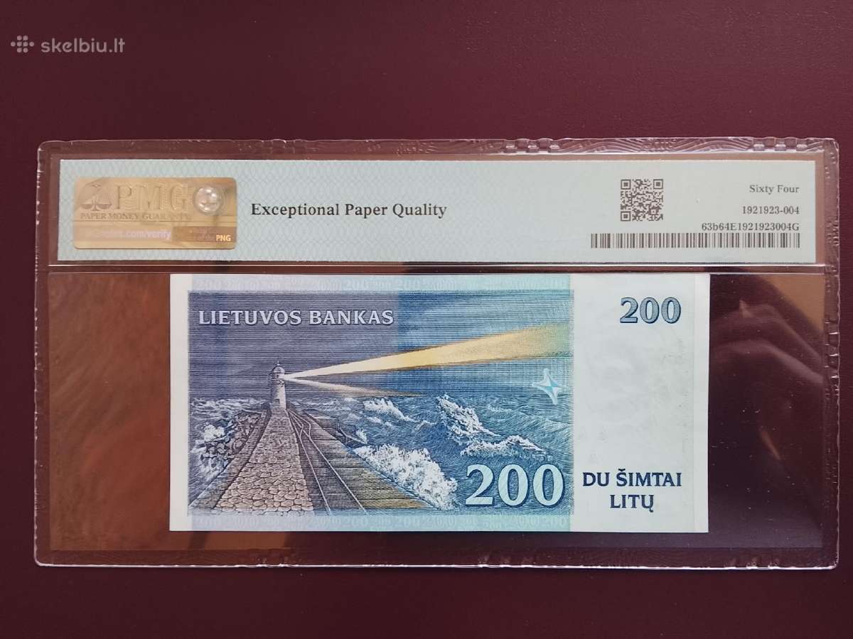 200 litų.1997m. - nuotraukos Nr. 2