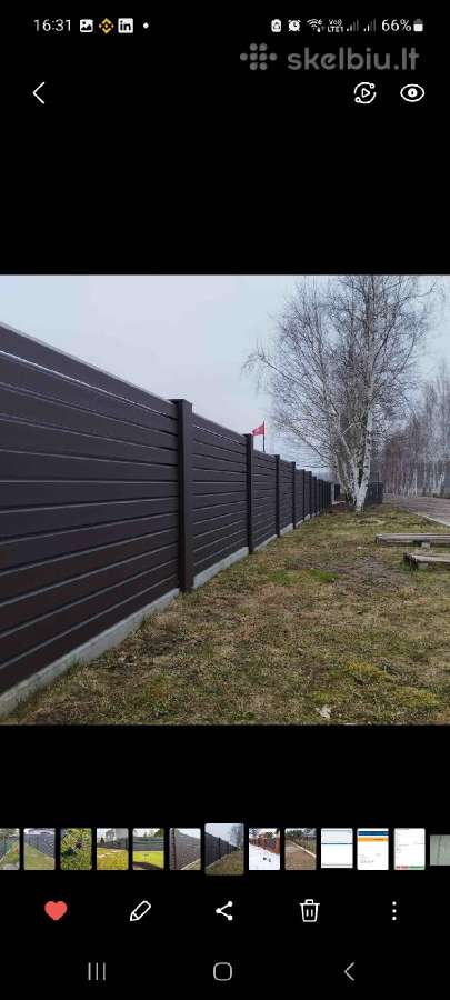 Kiemo Vartų ir Vartelių gamyba bei Montavimas - nuotraukos Nr. 21