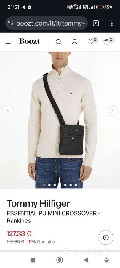 Nauja vyriska tase per peti Tommy Hilfiger. - nuotraukos Nr. 10