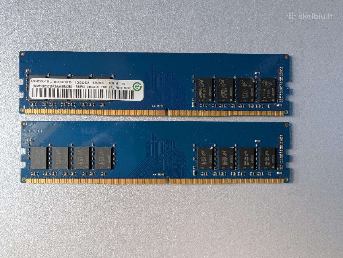 RAM 16gb Ddr 4 2x8gb *2400 ir 2666*