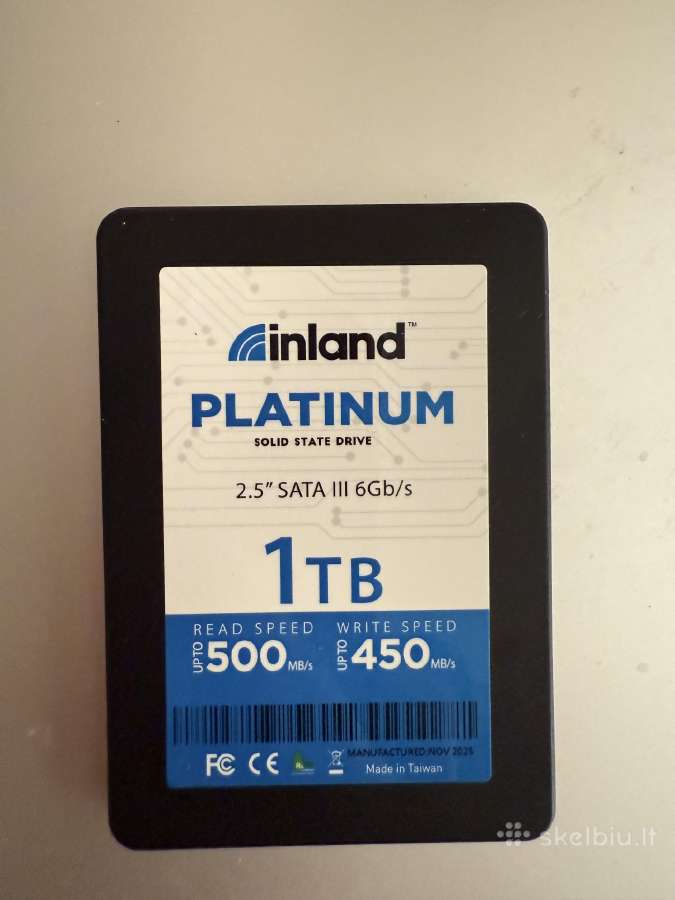 1tb SSD tlc sata disk 2.5 vokiskas 1gb dram cache - nuotraukos Nr. 3