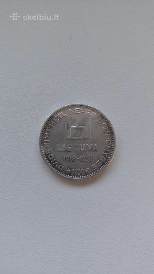 10 litų 1938 m. su Smetona - nuotraukos Nr. 2
