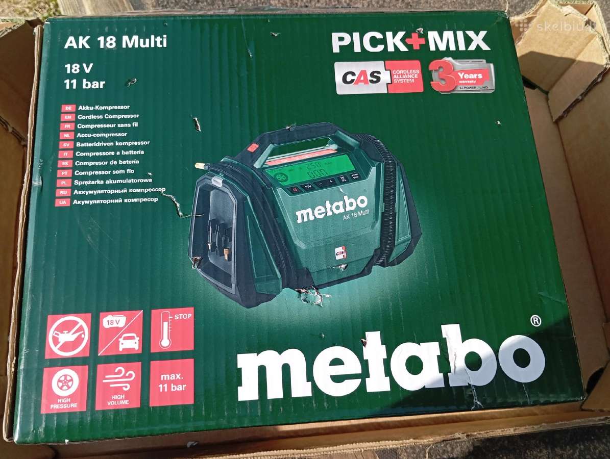 Metabo Ak 18 Multi kompresorius