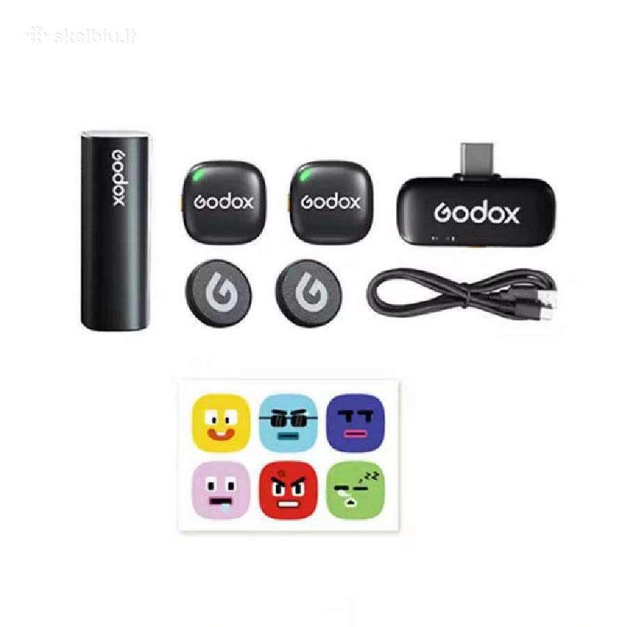 „godox“ belaidžiai mikrofonai telefonui - nuotraukos Nr. 5