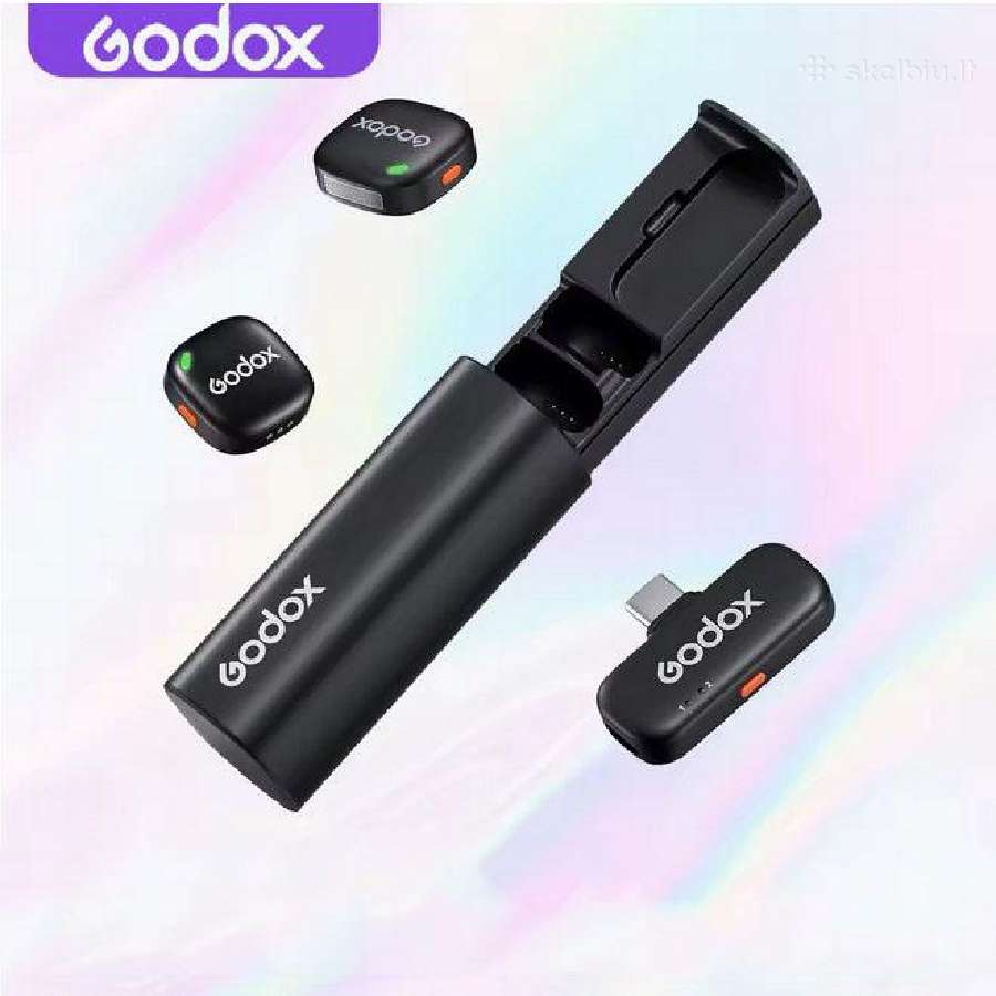 „godox“ belaidžiai mikrofonai telefonui