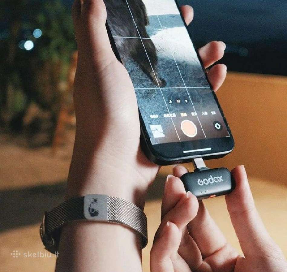 „godox“ belaidžiai mikrofonai telefonui - nuotraukos Nr. 6