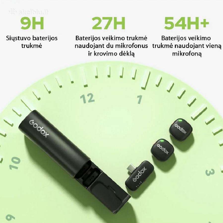 „godox“ belaidžiai mikrofonai telefonui - nuotraukos Nr. 7