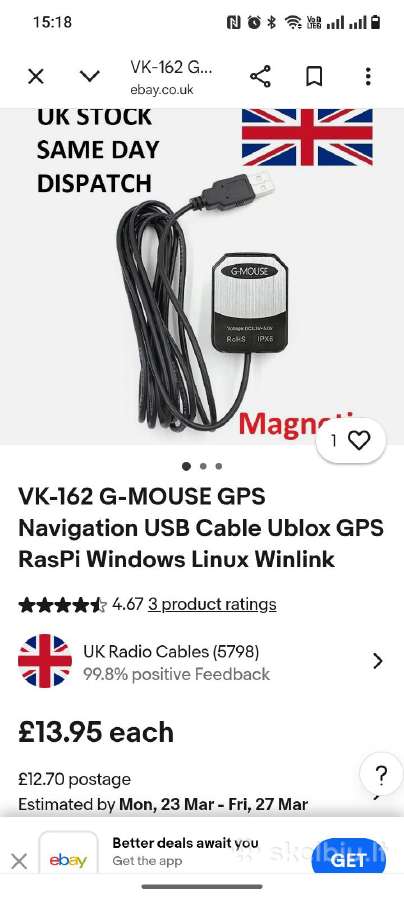Oem GPS Navigacijos Modulis Vk-162 Su Usb - nuotraukos Nr. 4