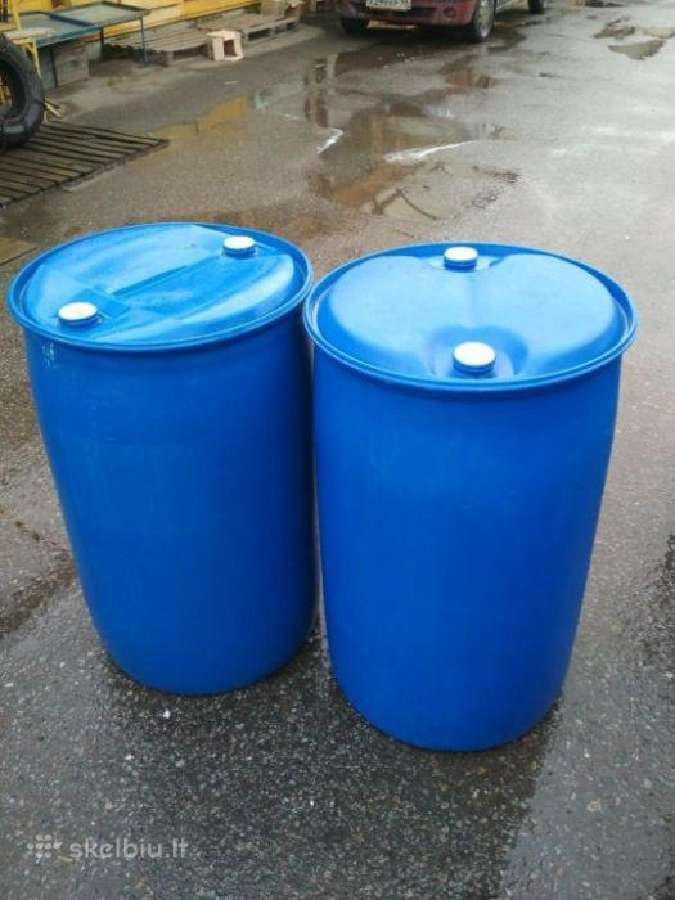 Statines, backos, kanistrai 220l ir 60l
