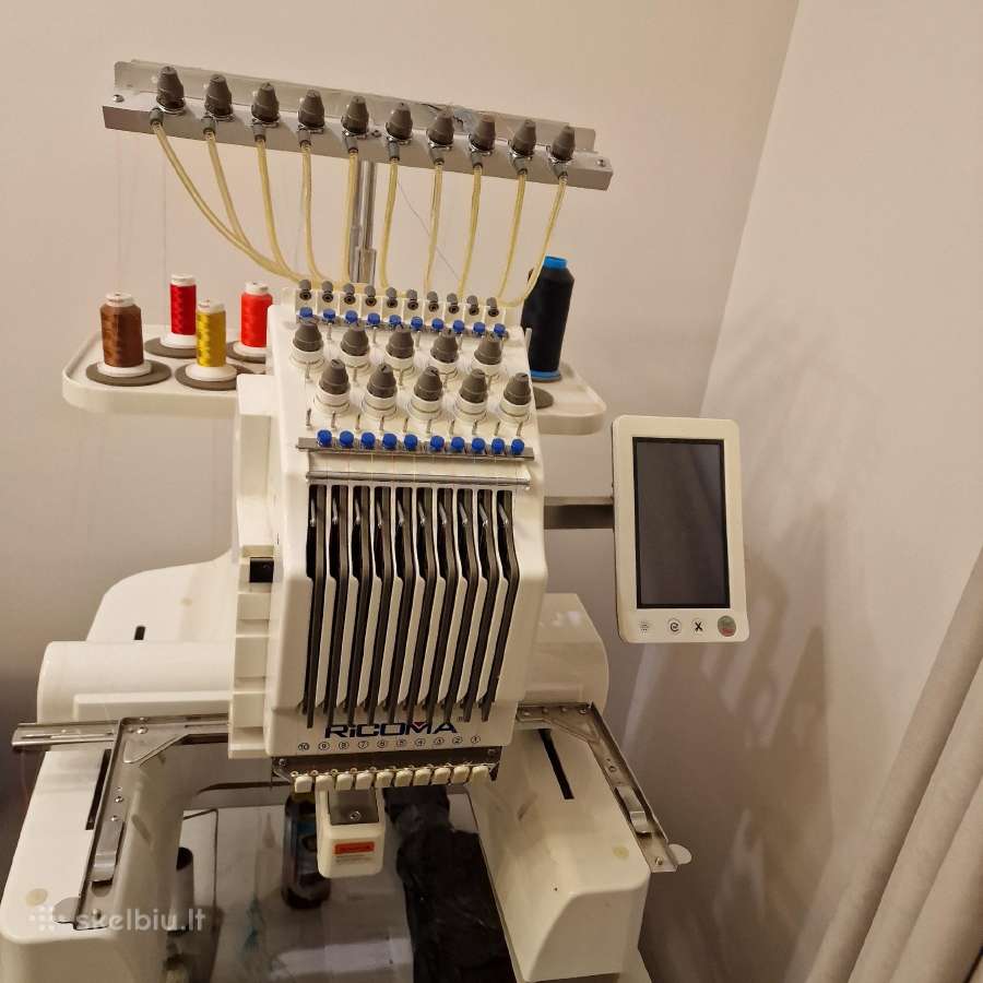 Parduodama Ricoma Em-1010-10s siuvinėjimo mašina