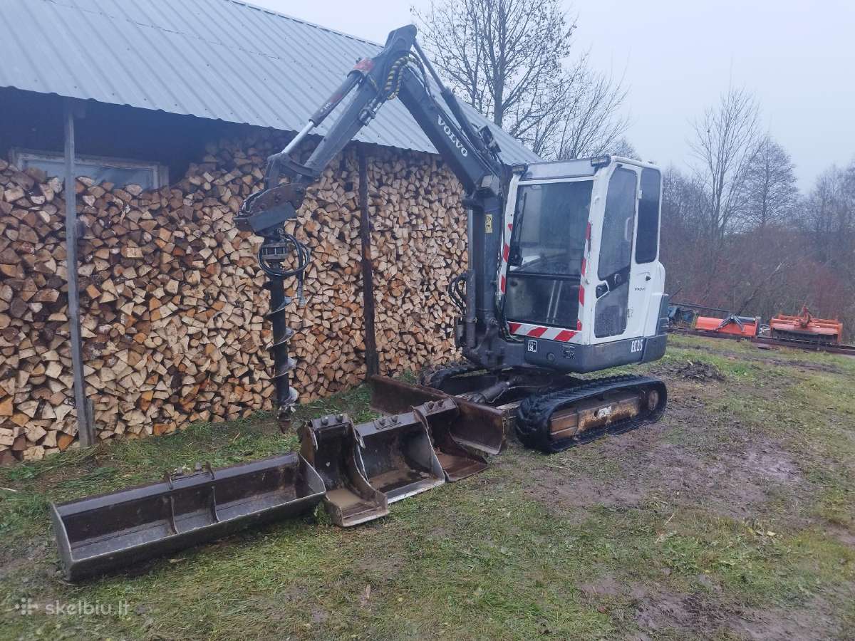 Ekskovatoriaus nuoma Ignalinoje 0