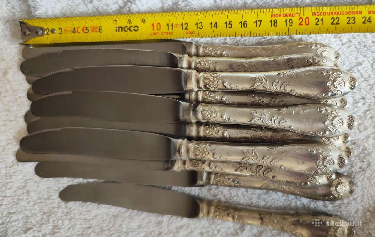 Melchioriniai vintažiniai stalo įrankiai - nuotraukos Nr. 5
