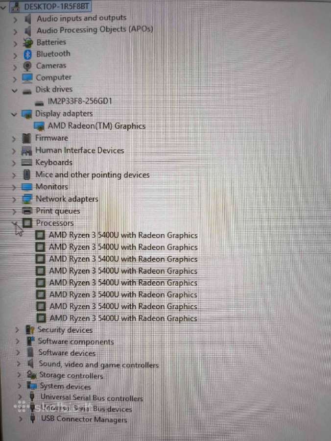 Probook 14" Fhd Ips Ryzen 3 5400u 8gb 256gb SSD - nuotraukos Nr. 5