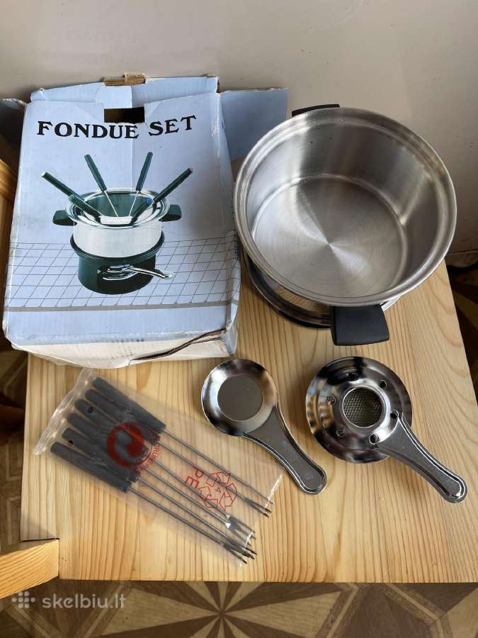 Fondiu Naujas fondiu rinkinys dėžutėje
