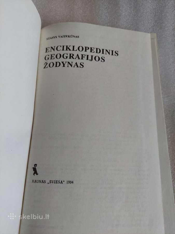 Enciklopedinis geografijos žodynas - nuotraukos Nr. 2