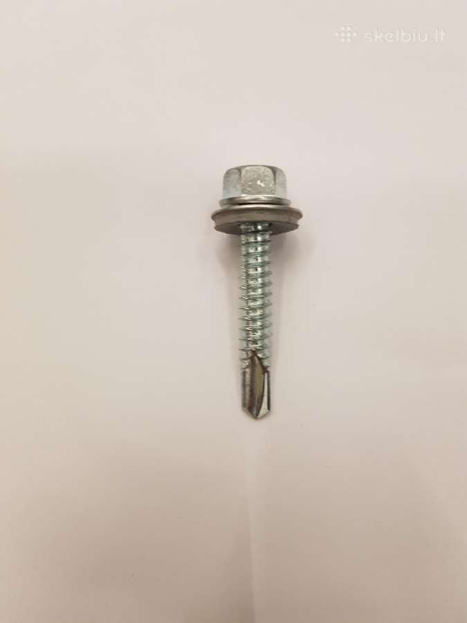 Savisriegis 6,3x38mm.šešiakampe galva ir Epdm pov.