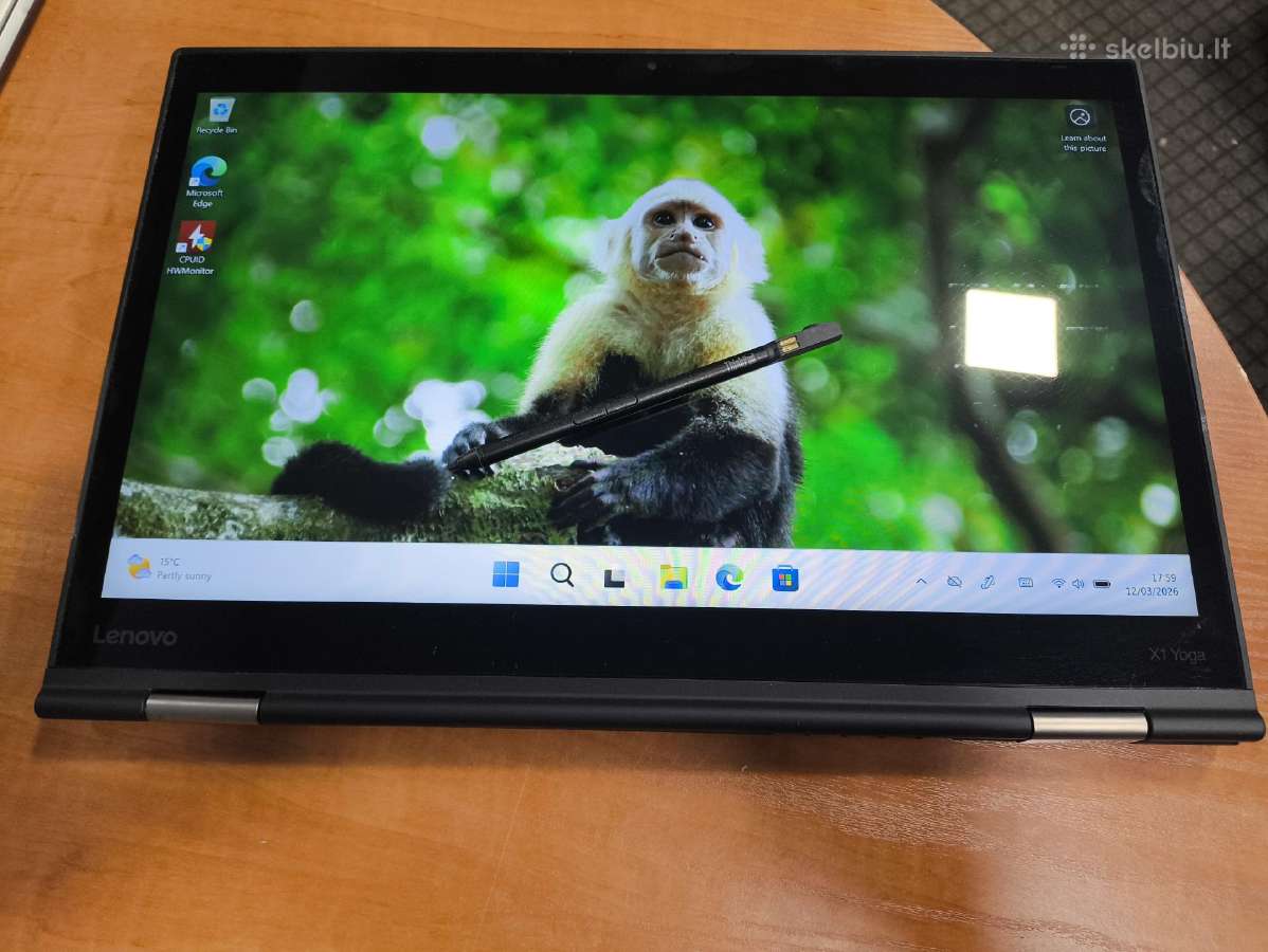 Thinkpad Yoga X1 14" X360 i7-7600u 16gb 512gb SSD - nuotraukos Nr. 4