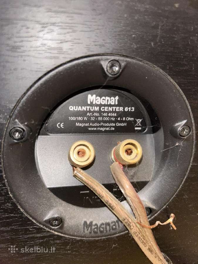 Parduodu Magnat Quantum 613 centrine kolonėle - nuotraukos Nr. 3
