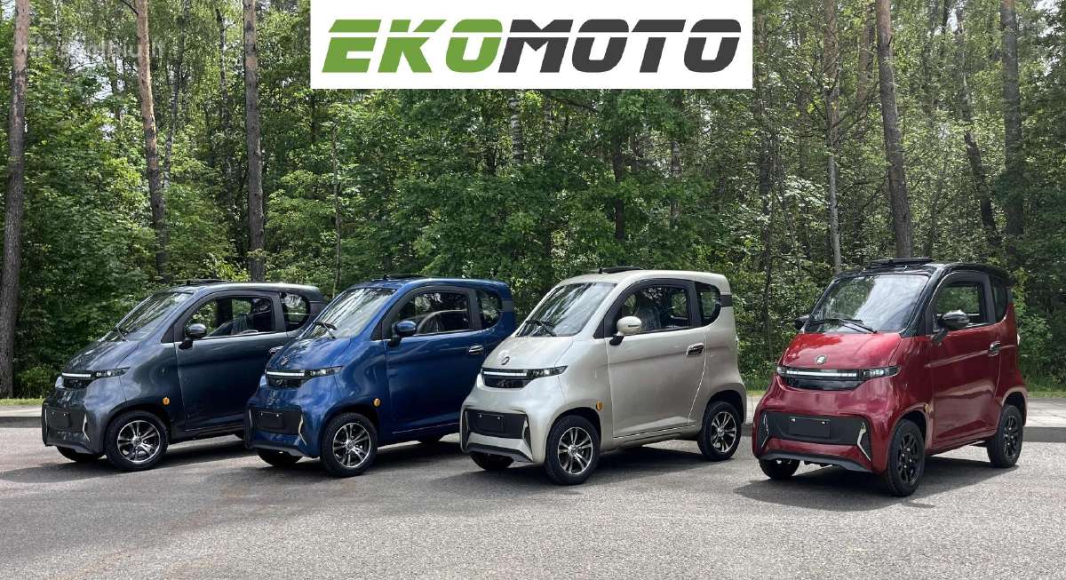 Elektrinis mini automobilis Ekomoto J4 Eec