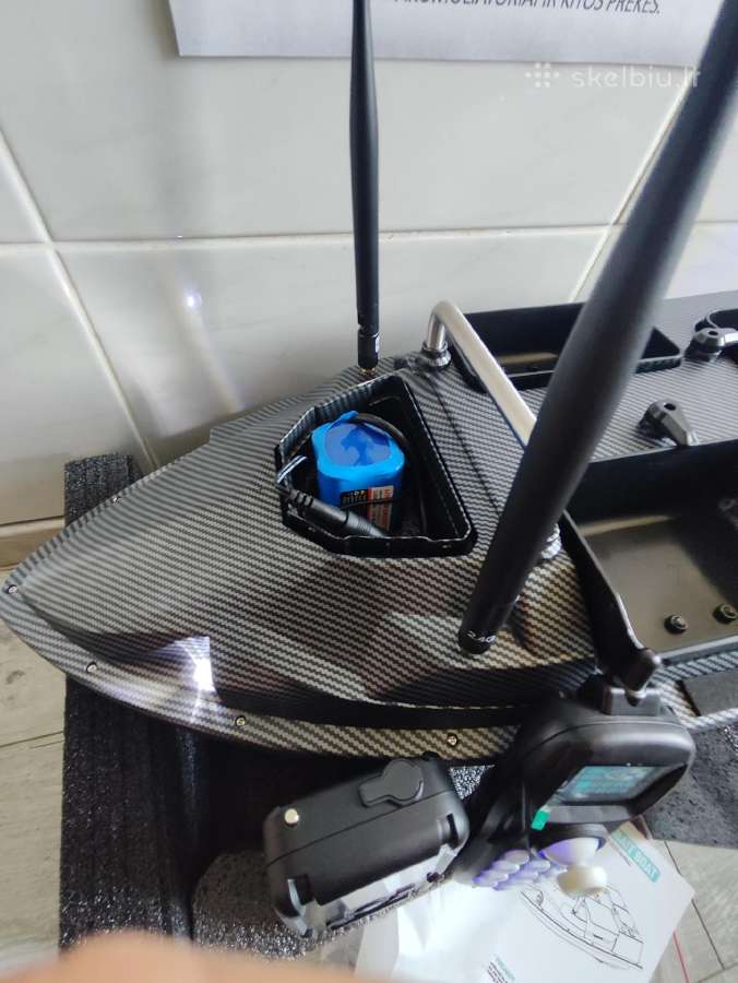 Naujas Flytec V803 GPS jaukinimo laivelis pašaro - nuotraukos Nr. 5