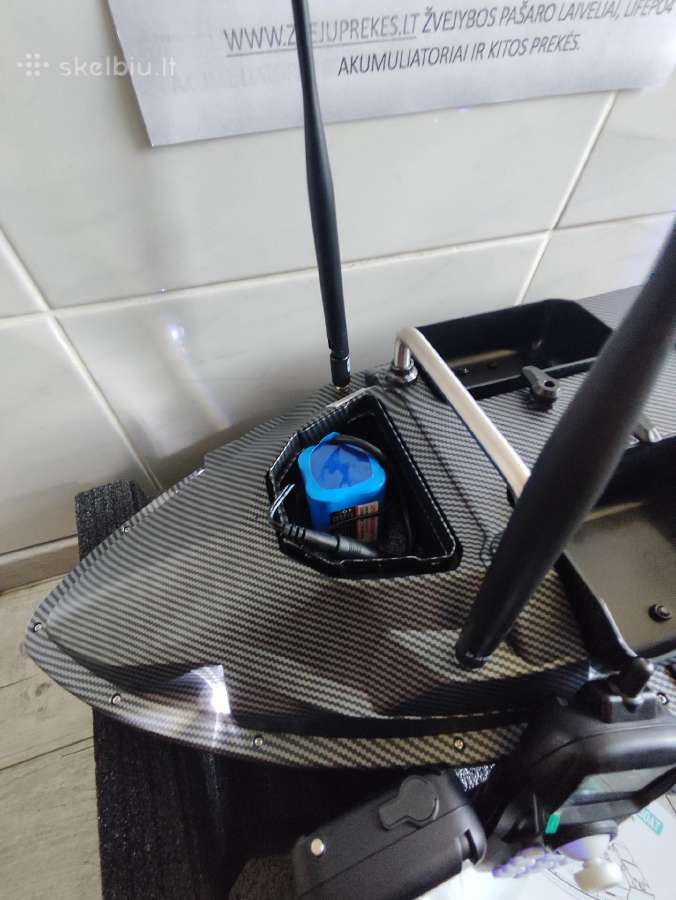 Naujas Flytec V803 GPS jaukinimo laivelis pašaro - nuotraukos Nr. 6