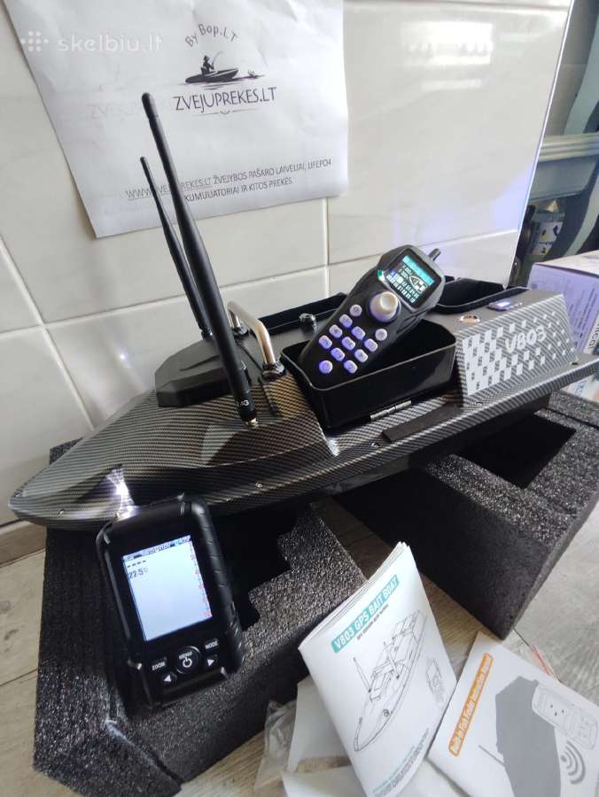 Naujas Flytec V803 GPS jaukinimo laivelis pašaro - nuotraukos Nr. 7