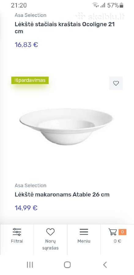 Asa selection porceliano lekštes 10vnt - nuotraukos Nr. 10