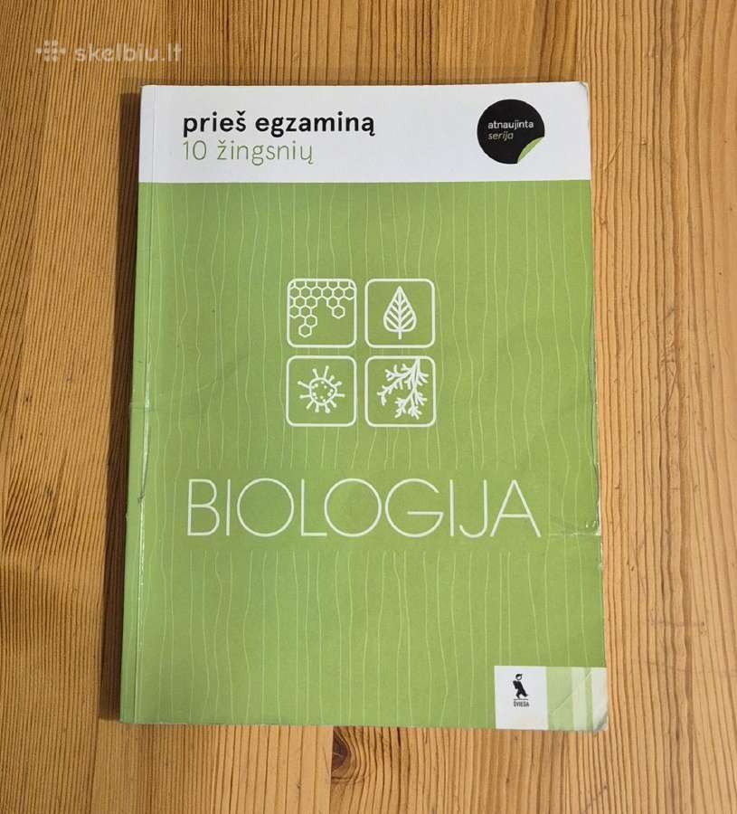Prieš egzaminą 10 žingsnių Biologija