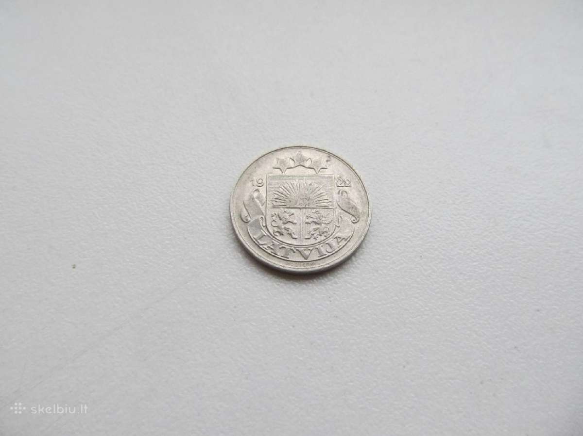 10 santimu , Latvija , 1922 . - nuotraukos Nr. 2