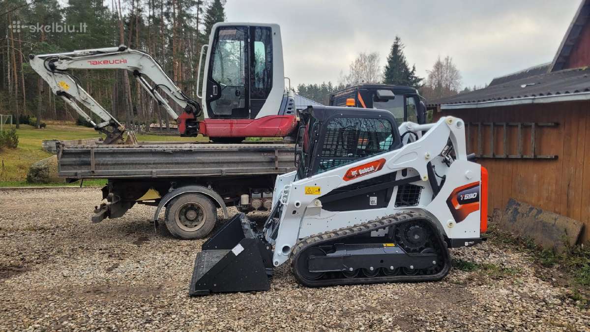Bobcat ir eskavatoriaus nuoma Kaunas - nuotraukos Nr. 2