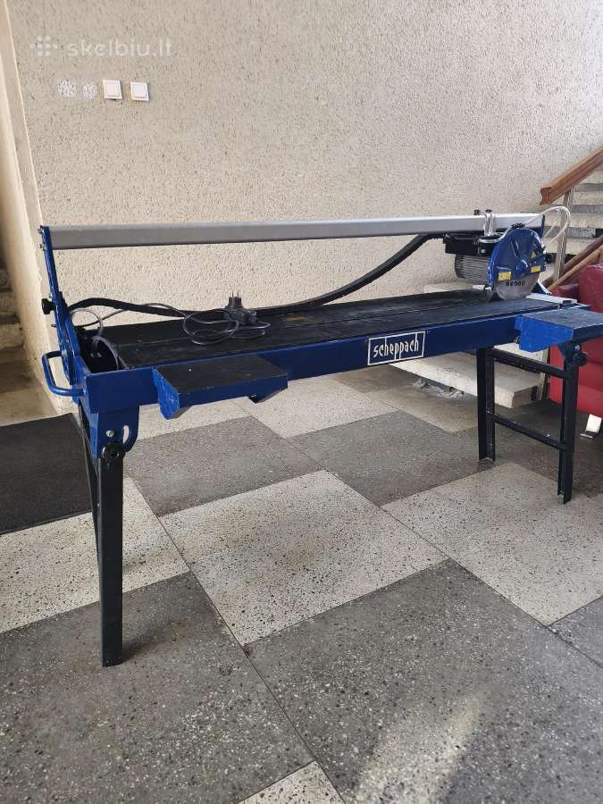 Plytelių pjovimo staklės Scheppach 1200mm ilgio! - nuotraukos Nr. 2