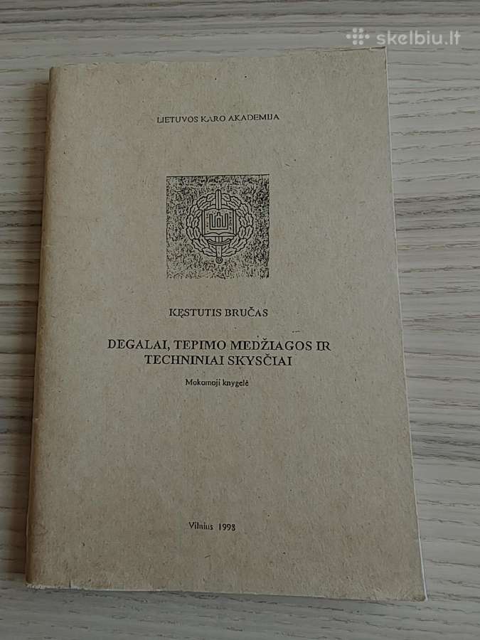 Degalai, tepimo medžiagos ir skysčiai 1998
