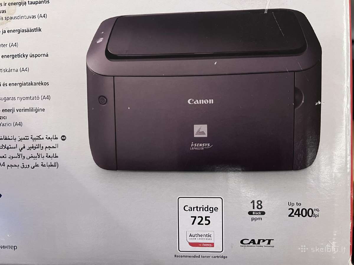 Mazai naudotas Canon spausdintuvas - nuotraukos Nr. 2