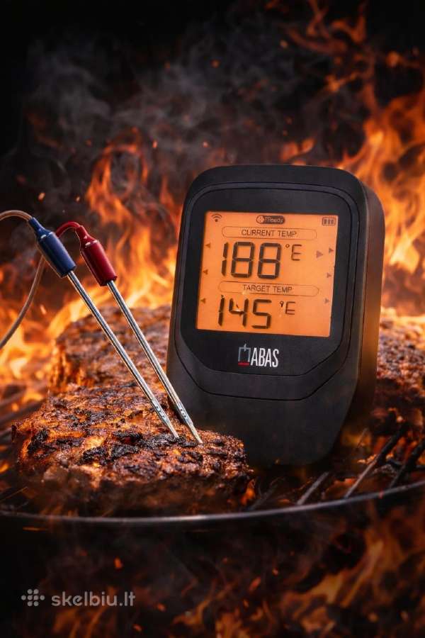 2 zondų termometras Bbq Pro