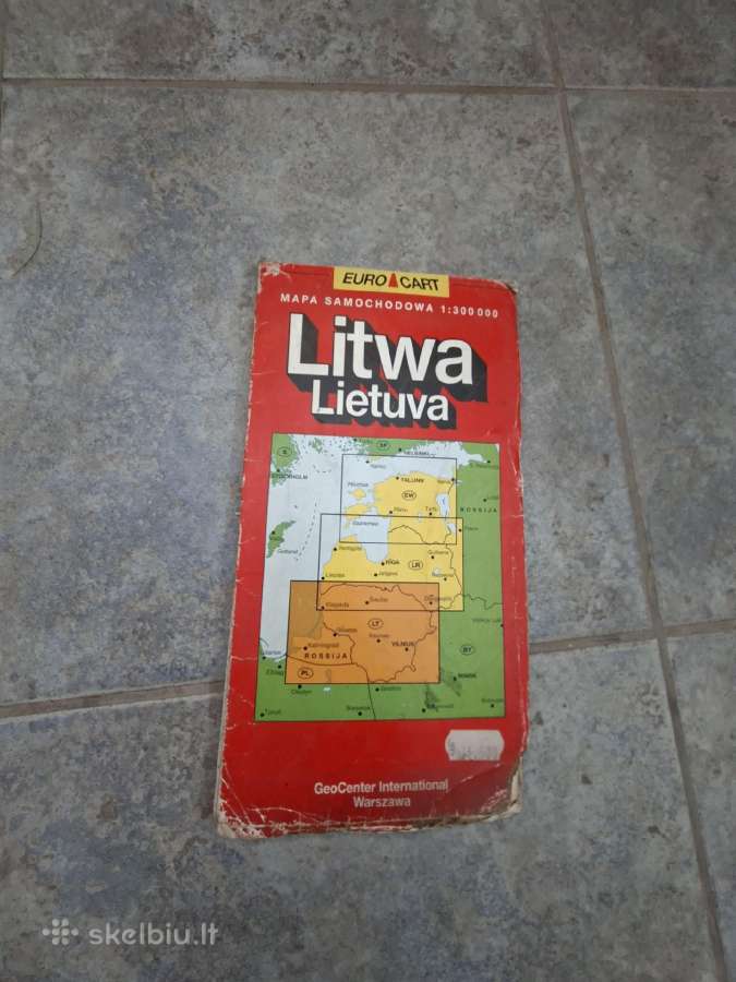 Atlasai žemelapiai - nuotraukos Nr. 13