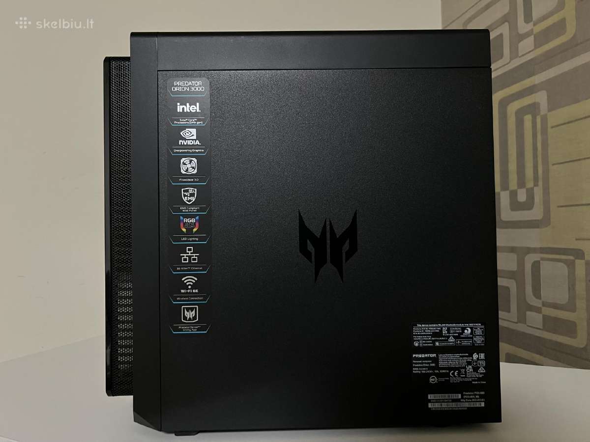 Parduodamas Predator Su Rtx 4070s, I7-14k, Ddr5. - nuotraukos Nr. 6