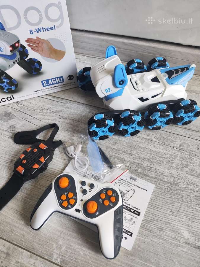 RC Robotas šuniukas valdomas pulteliu su funkcijom - nuotraukos Nr. 5