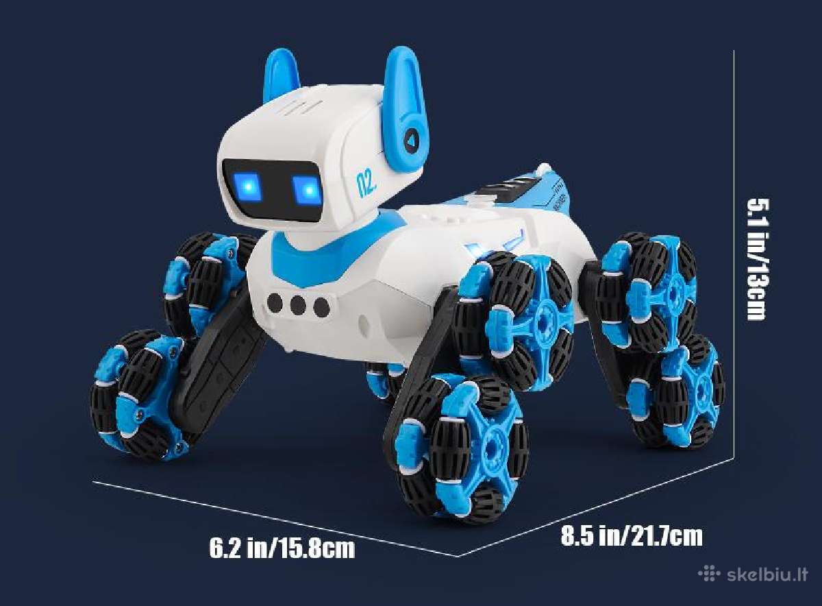 RC Robotas šuniukas valdomas pulteliu su funkcijom - nuotraukos Nr. 8