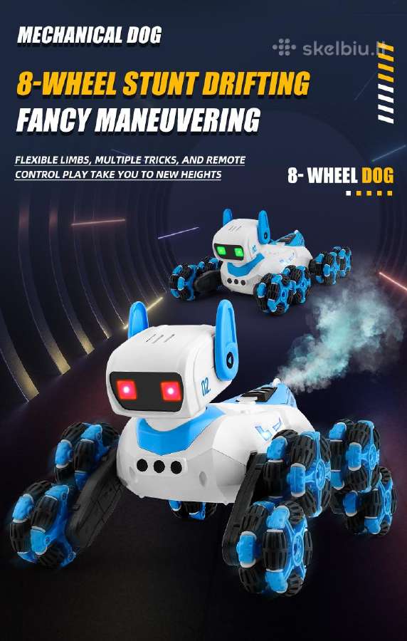 RC Robotas šuniukas valdomas pulteliu su funkcijom - nuotraukos Nr. 16